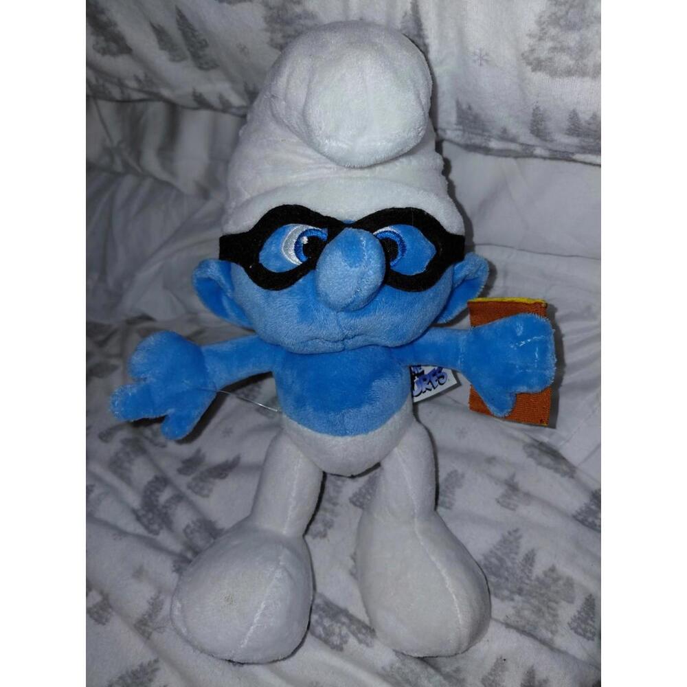 Vintage smurfs brainy Stuff Doll